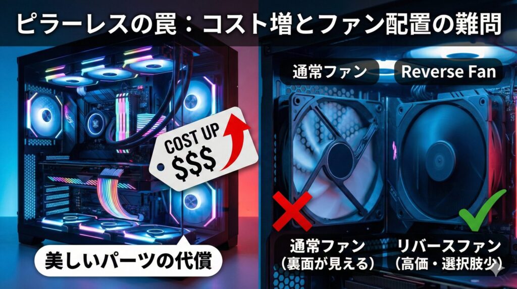 LeanPower Lab | PCケースのピラーレス化｜5つのデメリットと後悔しない対策