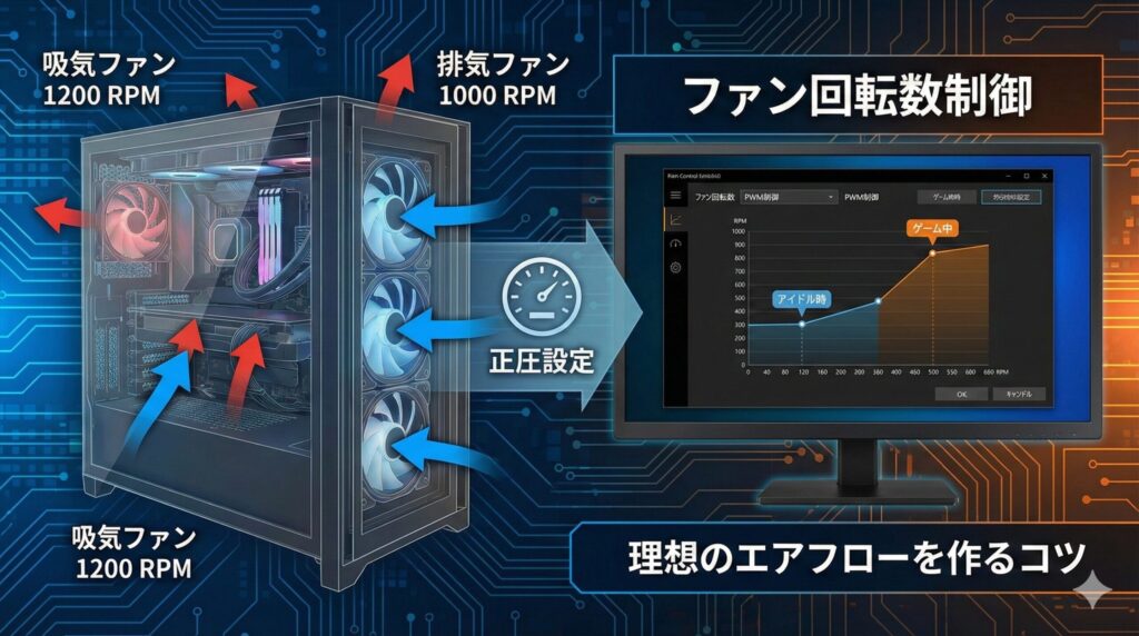 LeanPower Lab | PCケースの正圧と負圧どっちがいい？エアフローの正解と配置