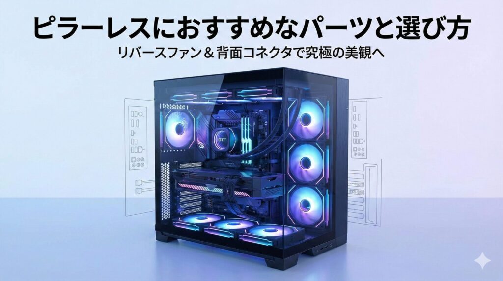 LeanPower Lab | PCケースのピラーレス化｜5つのデメリットと後悔しない対策