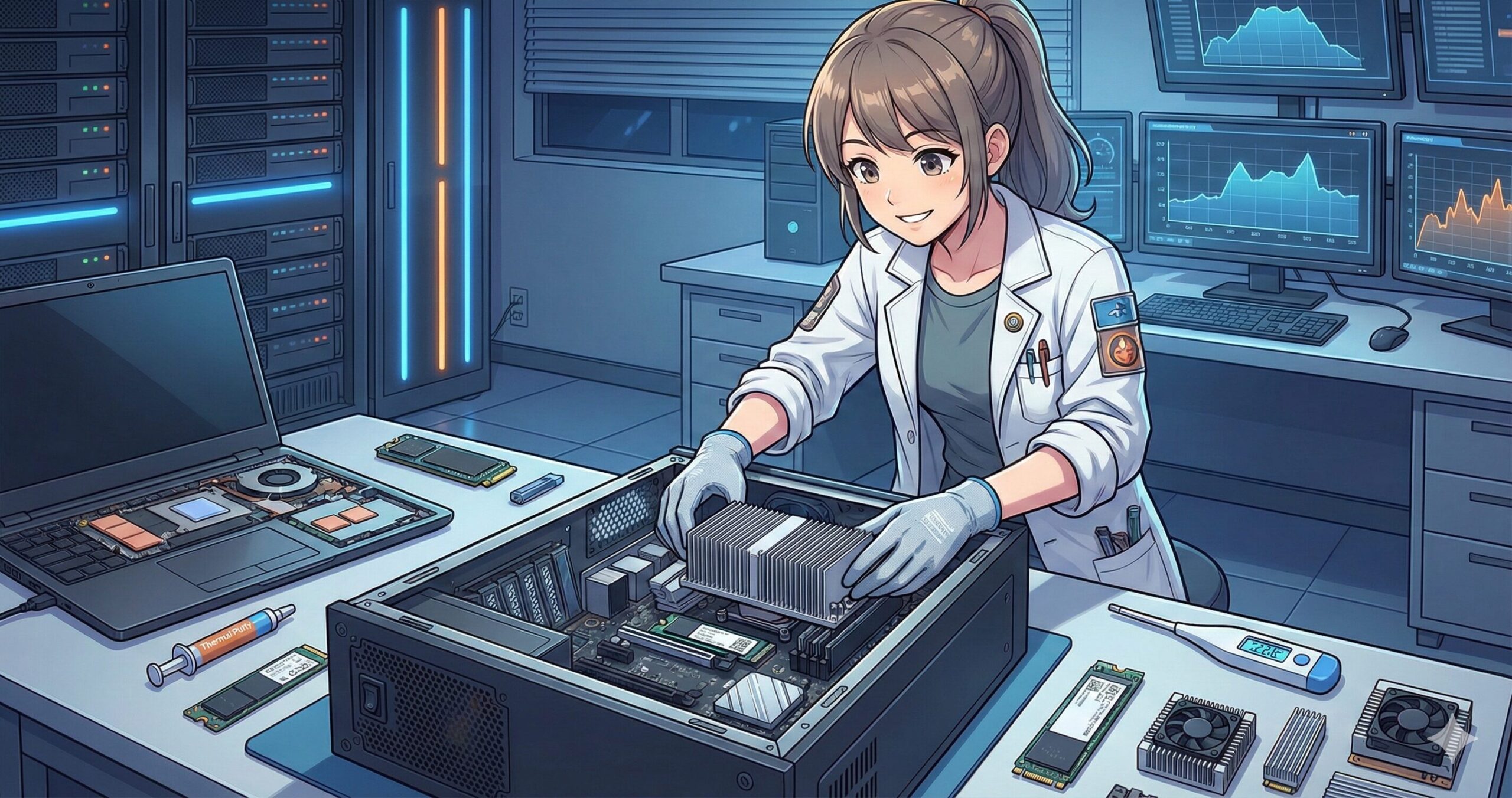 LeanPower Lab | M.2 SSDの熱対策！ヒートシンクやノートPCの冷却法を解説