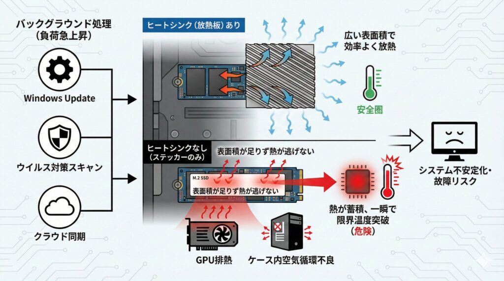 LeanPower Lab | M.2 SSDの熱対策！ヒートシンクやノートPCの冷却法を解説