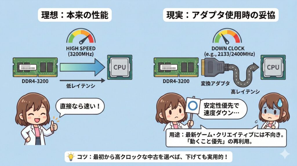 LeanPower Lab | SO-DIMMのDIMM変換を徹底解説！注意点や活用法