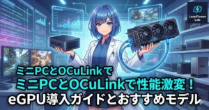 LeanPower Lab | Minisforum DEG1が認識しない時の対策｜Arc B580動作検証