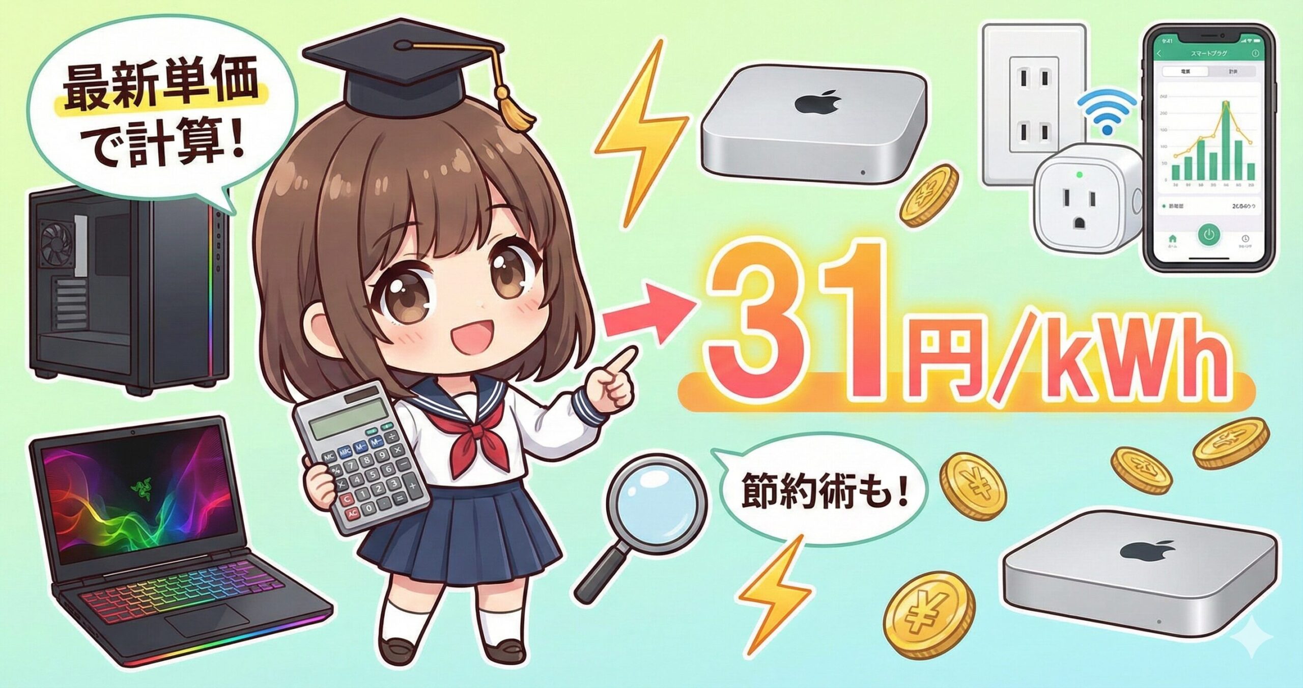 LeanPower Lab | PCの電気代計算！最新31円単価で見直す節約術2025