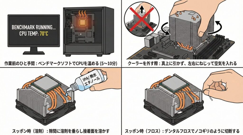 LeanPower Lab | CPUグリス拭き取りのおすすめ道具は？無水エタノールと代用品の正解