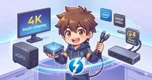 LeanPower Lab | Minisforum DEG1が認識しない時の対策｜Arc B580動作検証