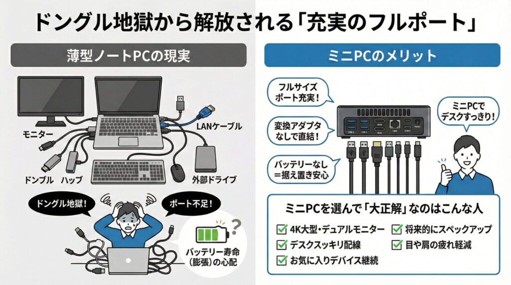 LeanPower Lab | ミニPCで後悔しないための選び方｜失敗を防ぐリスクと対策