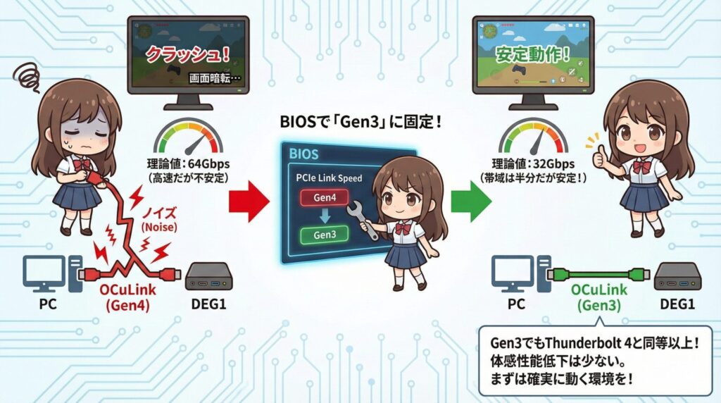 LeanPower Lab | Minisforum DEG1が認識しない時の対策｜Arc B580動作検証