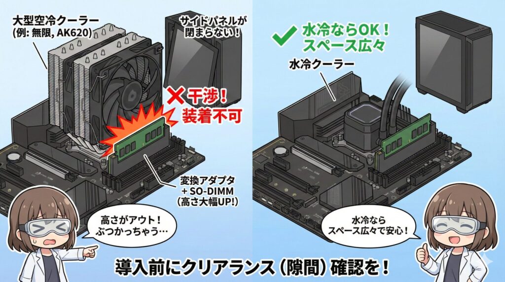 LeanPower Lab | SO-DIMMのDIMM変換を徹底解説！注意点や活用法