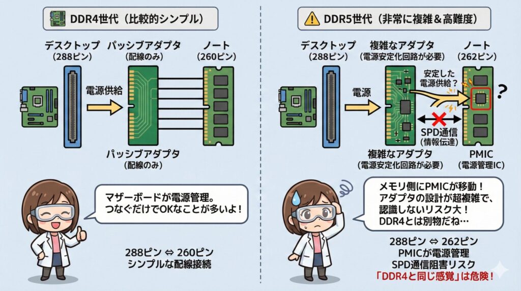 LeanPower Lab | SO-DIMMのDIMM変換を徹底解説！注意点や活用法