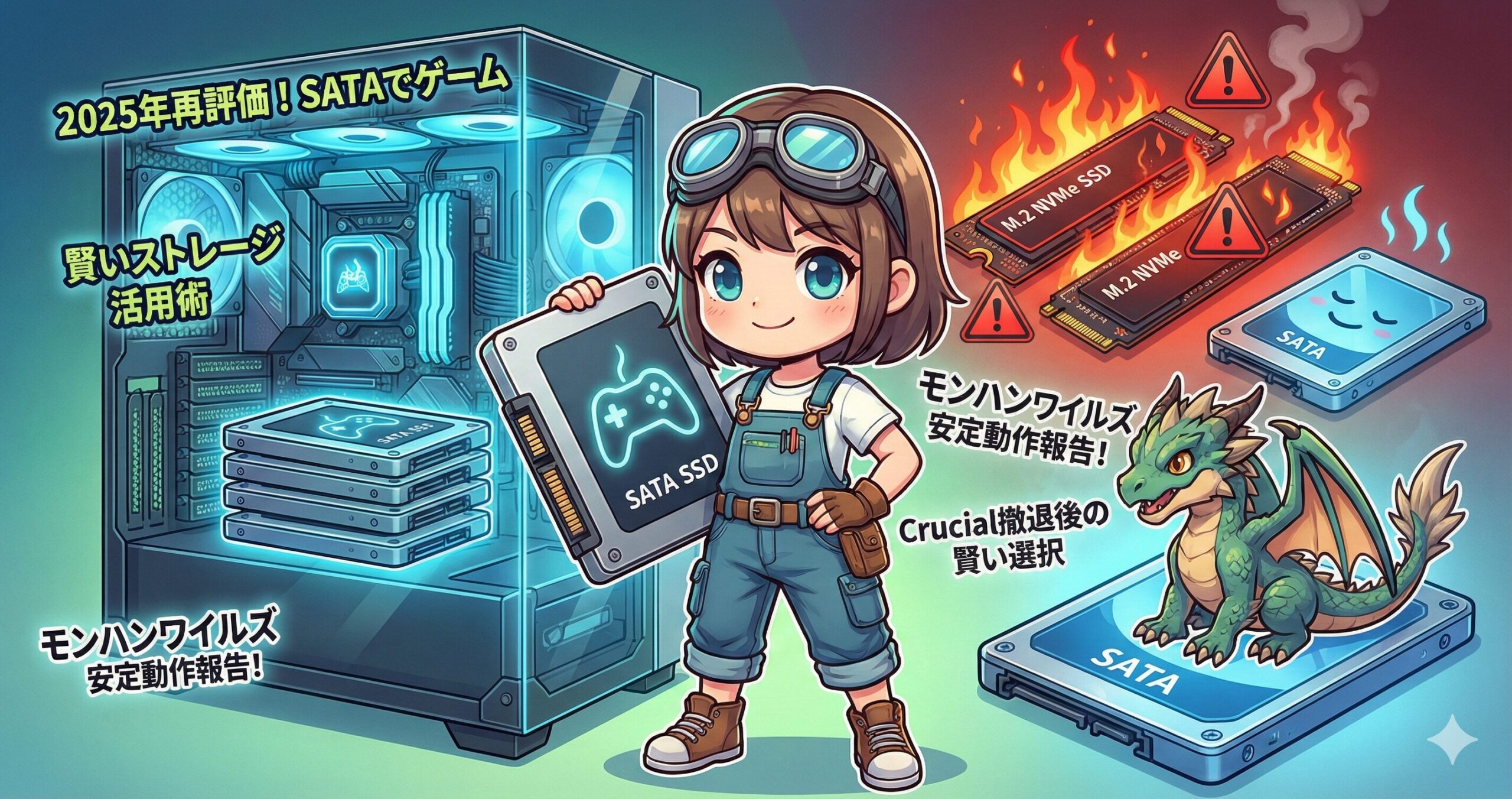 LeanPower Lab | 2025年に再評価！SATAでゲームを楽しむための賢いストレージ活用術