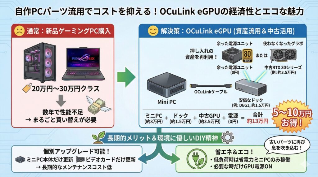 LeanPower Lab | ミニPCとOCuLinkで性能激変！eGPU導入ガイドとおすすめモデル