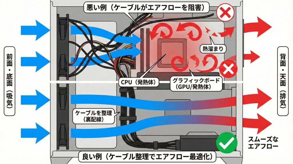 LeanPower Lab | PCケースのファンケーブルをまとめるコツ！配線整理で冷却効率アップ