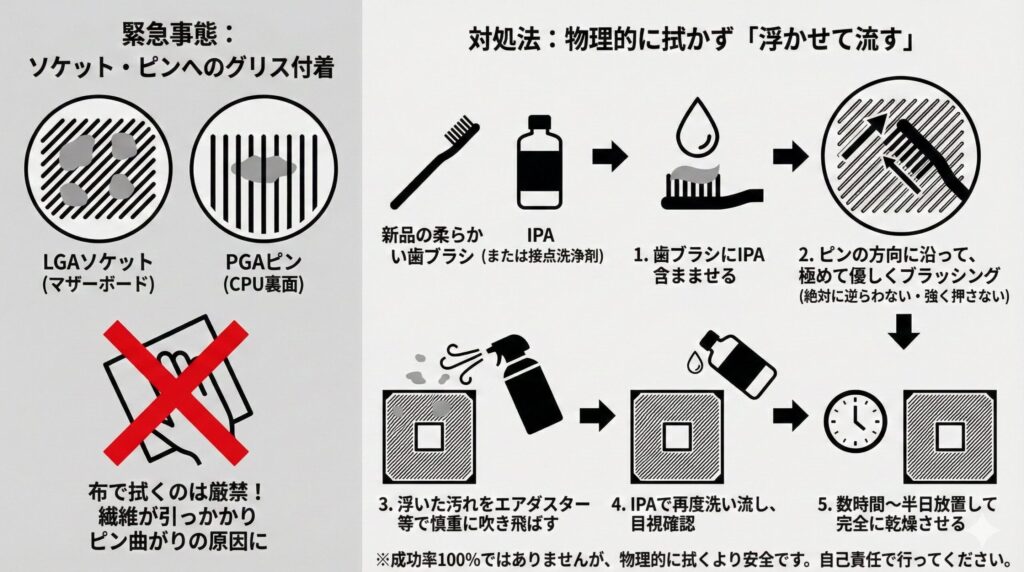 LeanPower Lab | CPUグリス拭き取りのおすすめ道具は？無水エタノールと代用品の正解
