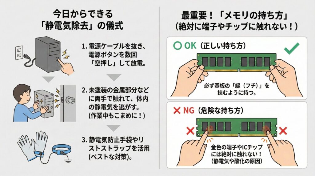 LeanPower Lab | 失敗しないPCメモリ付け替え手順！選び方から交換まで解説
