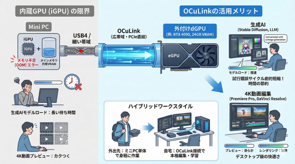 LeanPower Lab | ミニPCとOCuLinkで性能激変！eGPU導入ガイドとおすすめモデル