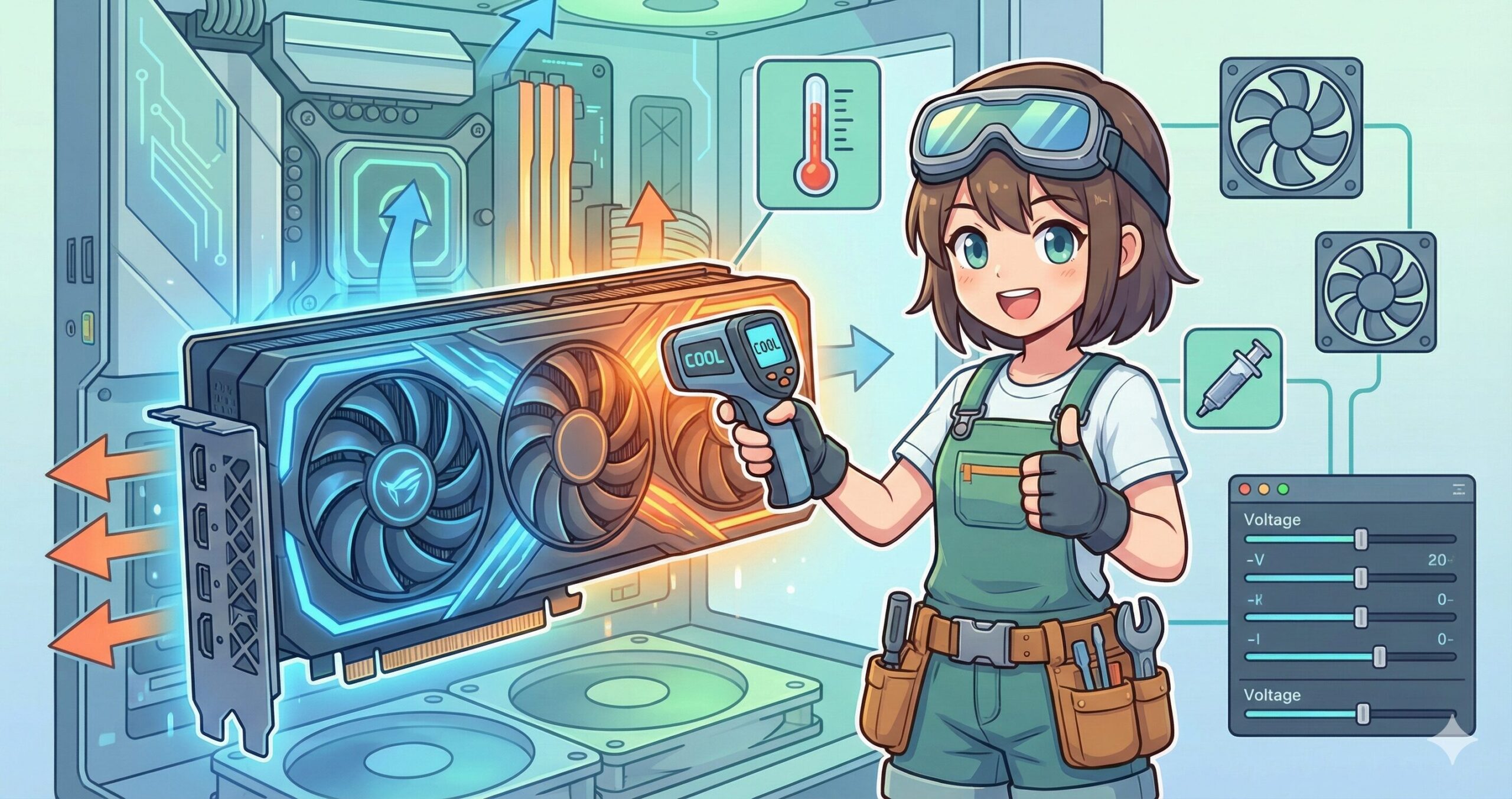 LeanPower Lab | グラボ熱対策！温度を下げる設定と掃除の完全ガイド