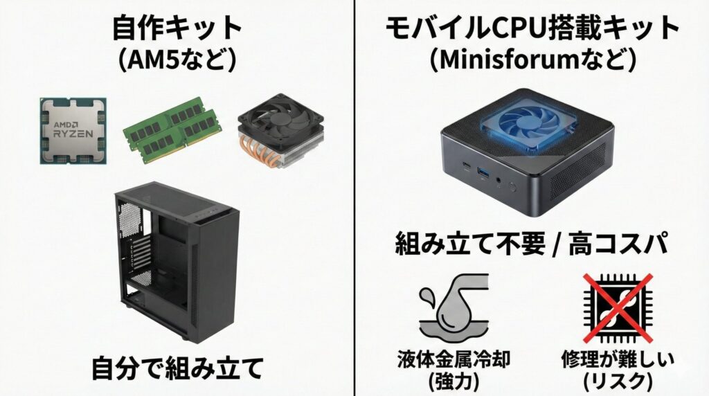 LeanPower Lab | 2025年版ミニPC自作キットの選び方とおすすめ構成ガイド