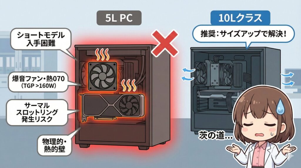 LeanPower Lab | 5L以下！mini itxケースと超小型グラボで作る極小PC