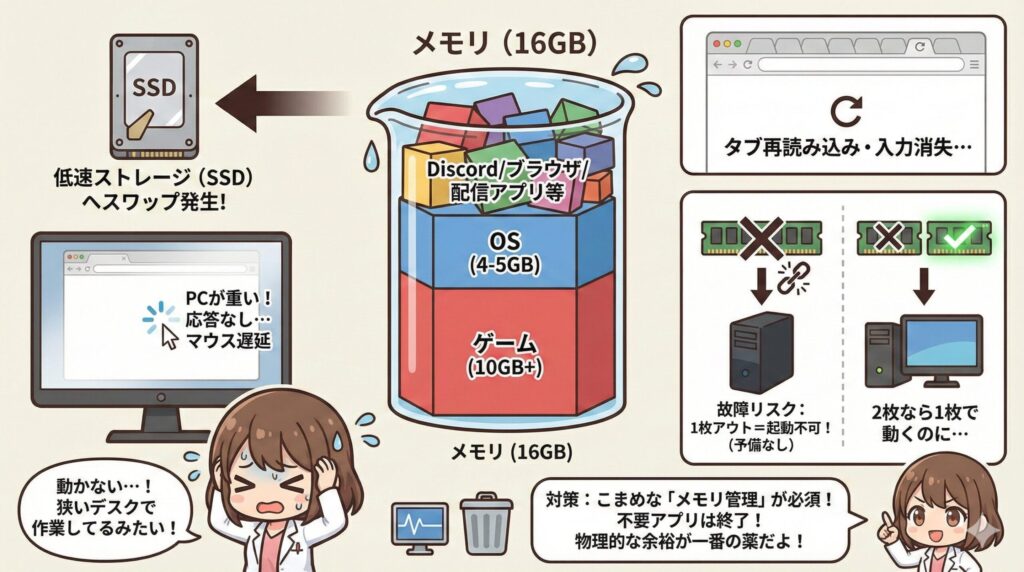 LeanPower Lab | DDR5の16GBを1枚で使う性能と高騰時の対策まとめ