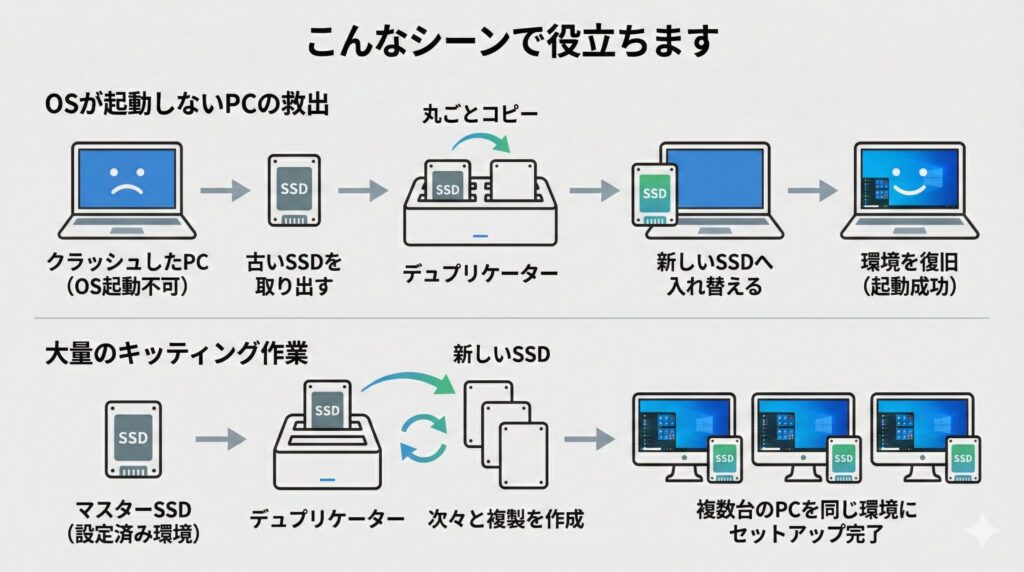 LeanPower Lab | M.2 SSDデュプリケーターの選び方！PCレス複製と熱対策