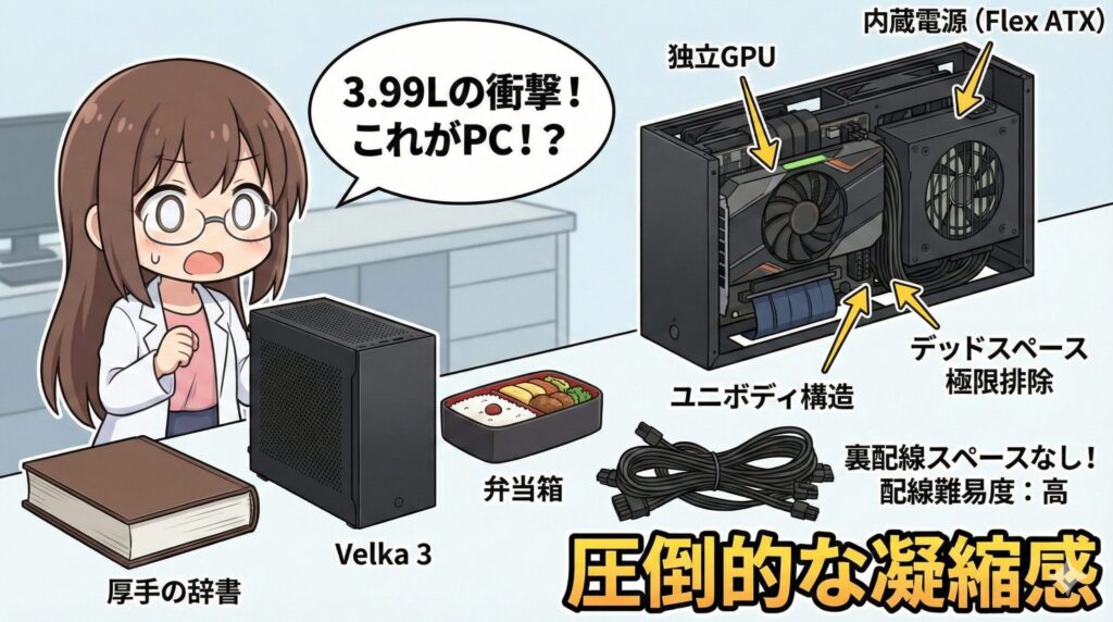 LeanPower Lab | 5L以下！mini itxケースと超小型グラボで作る極小PC