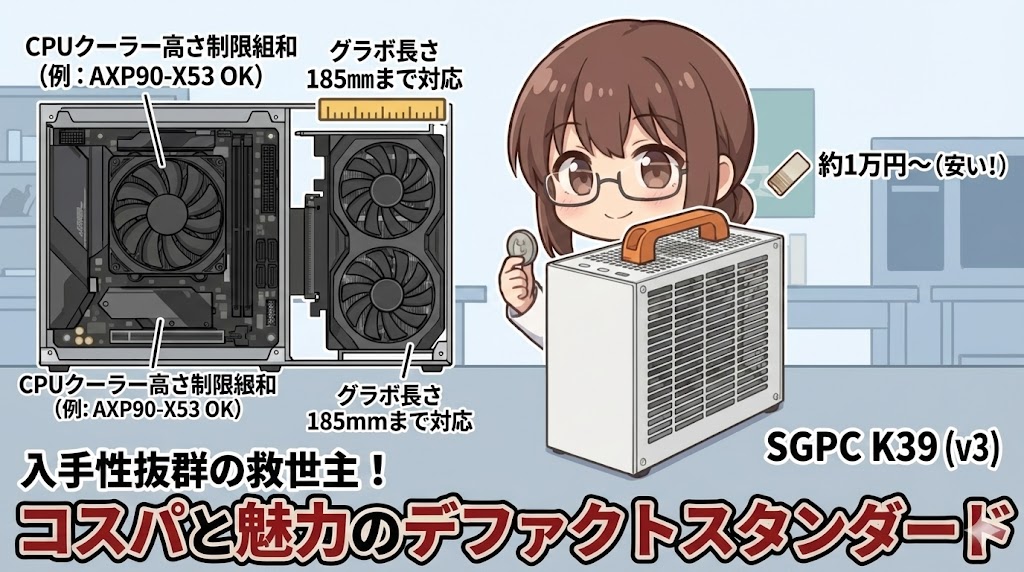 LeanPower Lab | 5L以下！mini itxケースと超小型グラボで作る極小PC