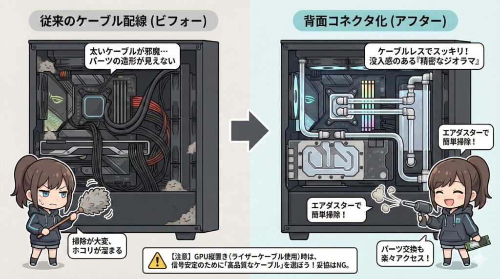 LeanPower Lab | 2026年版｜背面コネクタマザーボード一覧！選び方と対応ケース