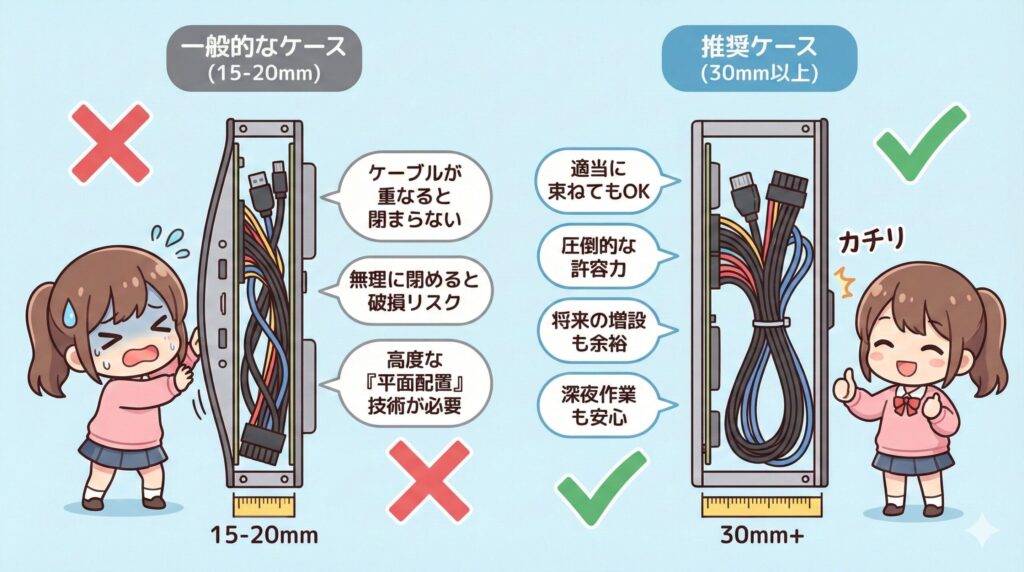LeanPower Lab | 【非ガラス】PCケース裏配線しやすい名機5選！30mmの余裕で蓋を閉じる