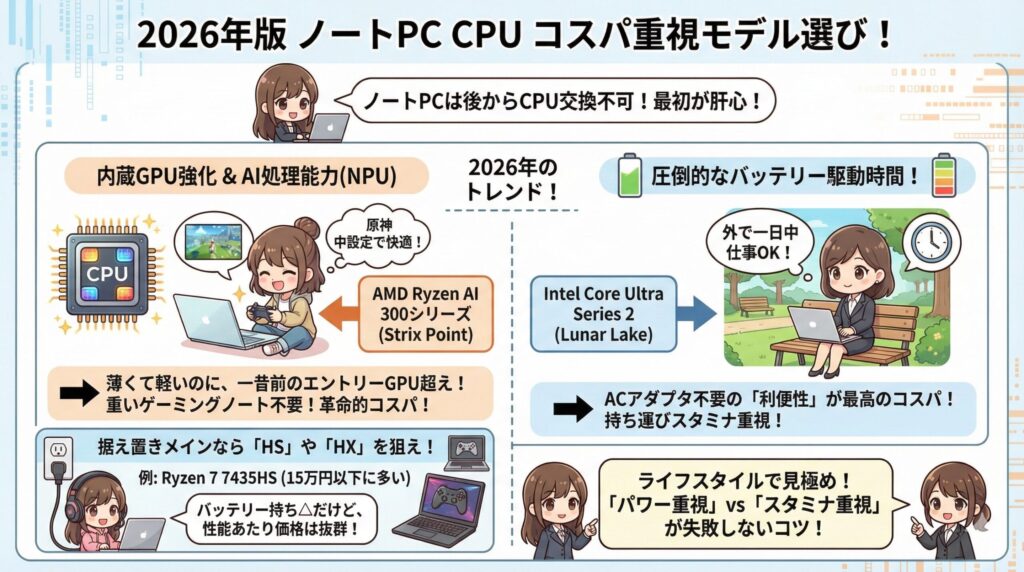 LeanPower Lab | 2026年CPUコスパ決定版！最強のおすすめモデルと選び方