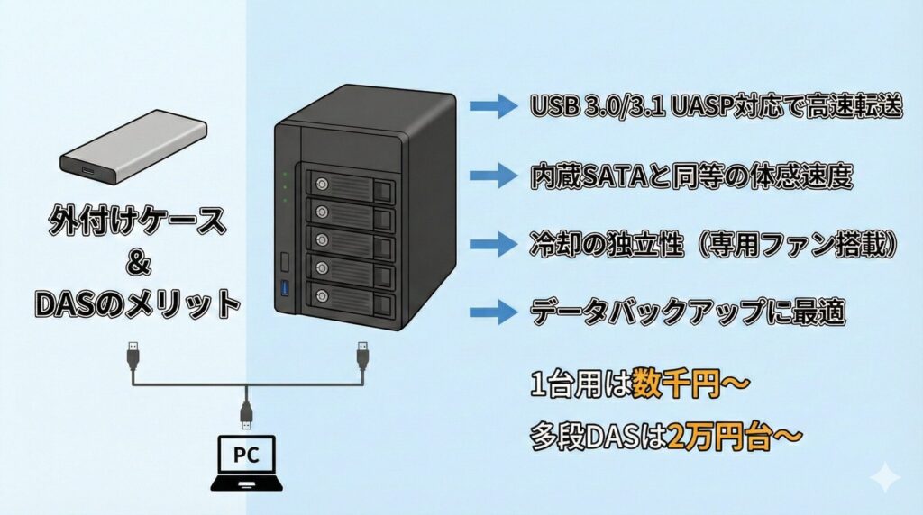 LeanPower Lab | HDD増設のベイがないPCのストレージ拡張ガイド！自作のコツ