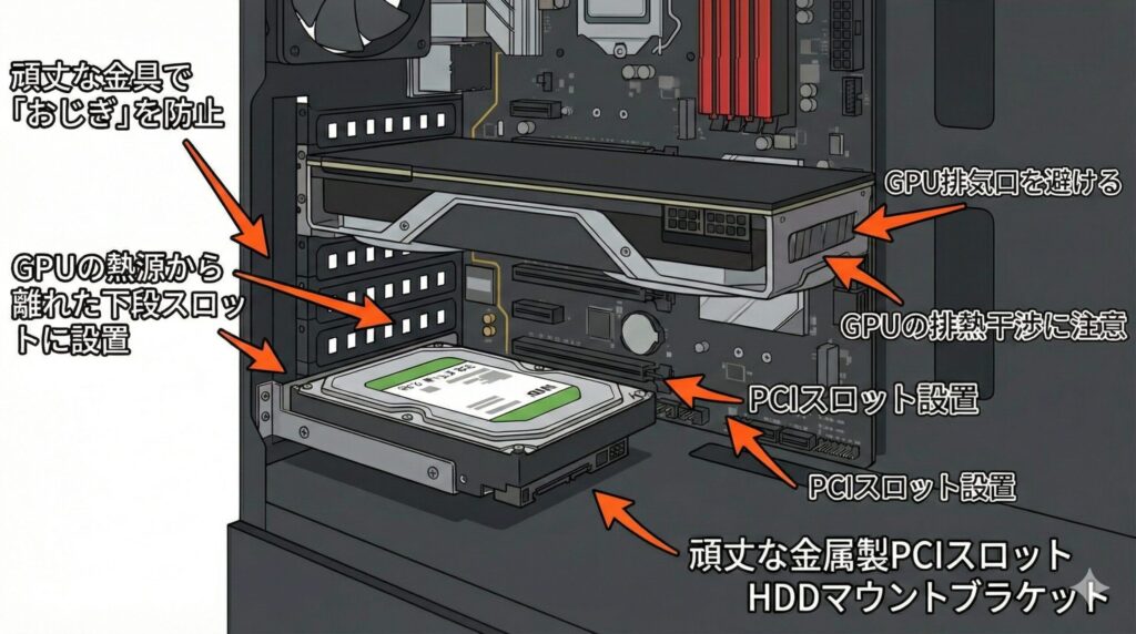LeanPower Lab | HDD増設のベイがないPCのストレージ拡張ガイド！自作のコツ