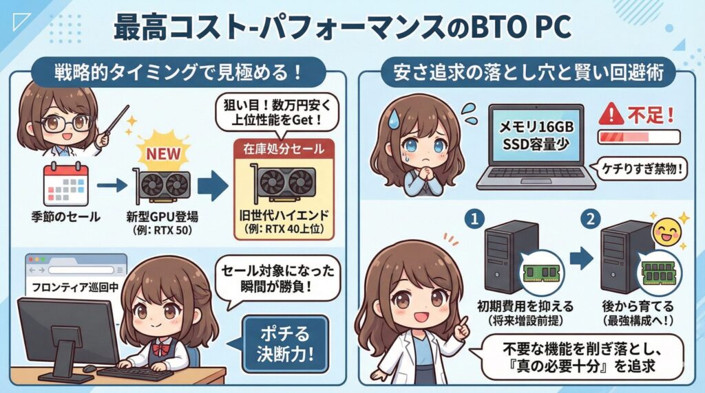 LeanPower Lab | 2026年版BTO PC おすすめ！失敗しないメーカー比較と選び方