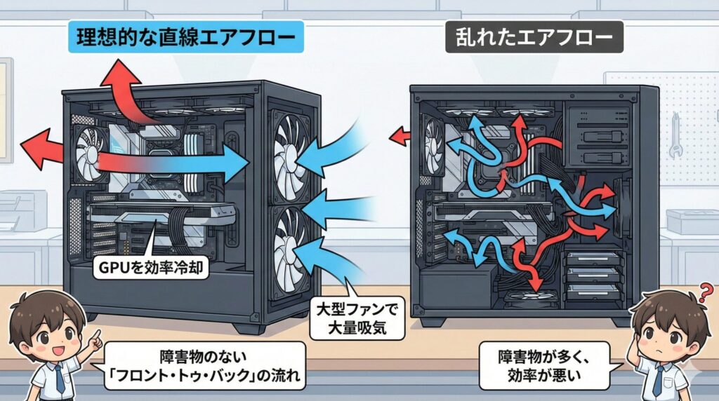 LeanPower Lab | エアフロー重視のPCケース選びとおすすめ冷却設定ガイド