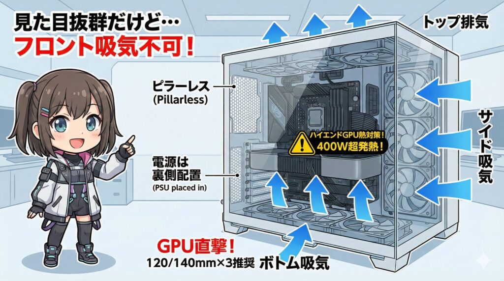 LeanPower Lab | エアフロー重視のPCケース選びとおすすめ冷却設定ガイド