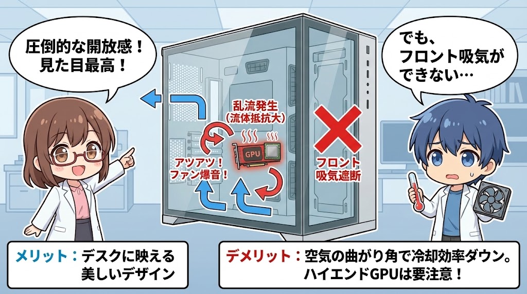 LeanPower Lab | ピラーレスPCケースのエアフローを最適化！冷える組み方のコツ