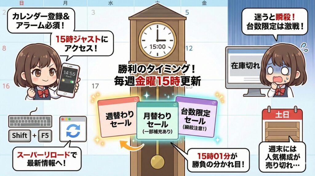 LeanPower Lab | フロンティアセール時期はいつ?2026年最新の買い時と攻略法 LeanPower Lab | フロンティアセール時期はいつ?2026年最新の買い時と攻略法
