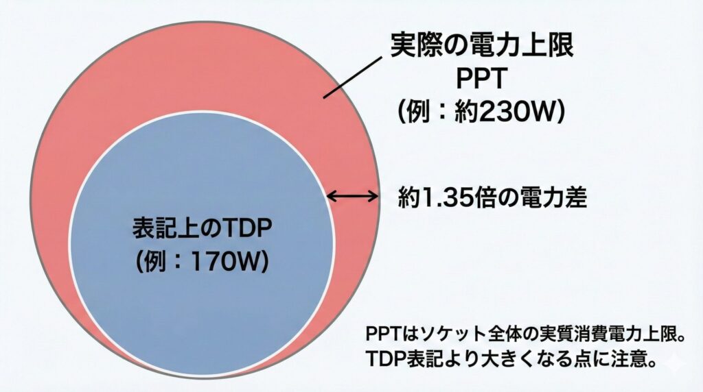 LeanPower Lab | TDPと実際の消費電力は違う？計算と目安を知り電源不足を防ぐ