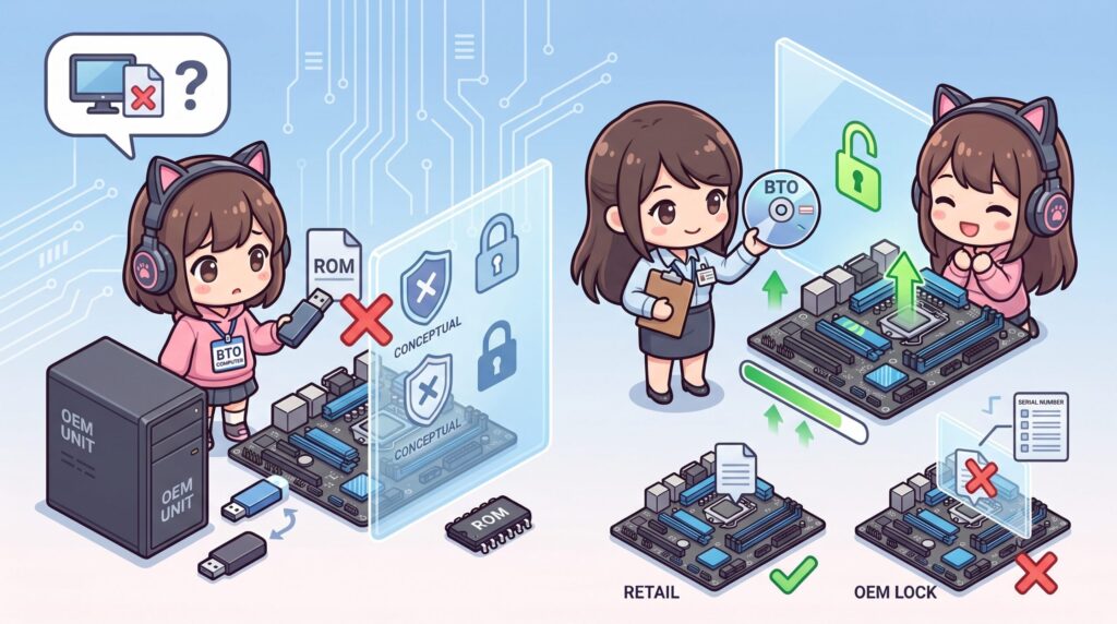 LeanPower Lab | BTOのBIOSアップデートができない原因と対策 LeanPower Lab | BTOのBIOSアップデートができない原因と対策